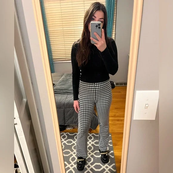Urban Outfitters Plaid Flare Pants